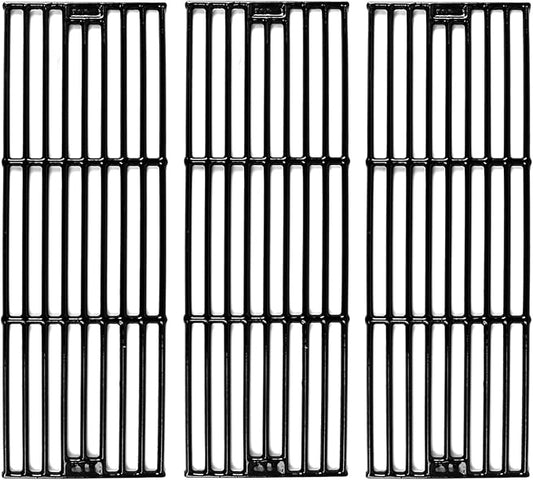 Hisencn Porcelain Cast Iron Cooking Grates for Char-Griller Duo 5050, 3001, 5650, 3008, 3030, 3725, 4000, 2121, King Griller 3008 5252, 19.75'' Grill Grates for Char Griller 5050 Replacement Parts