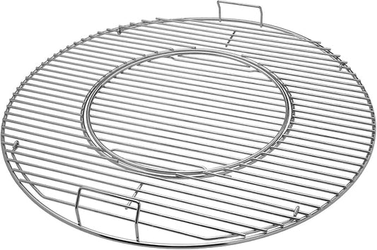 X Home Grill Grate for 22 Inch Weber Charcoal Grill, Upgraded 8835 Gourmet BBQ System Hinged Cooking Grate, 21.5 x 21.5 Inch