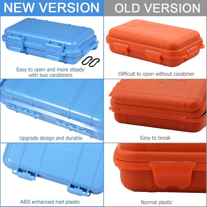 VGEBY1 Dry Storage Box, Watertight Case, Outdoor Products for Fishing Camping