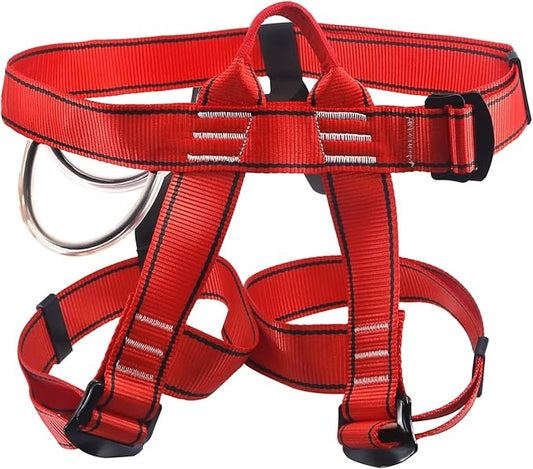 NewDoar Climbing Harness, Mountaineering Rock Climbing Harness, Half Body Harness for Rappelling Fire Rescuing Tree Climbing