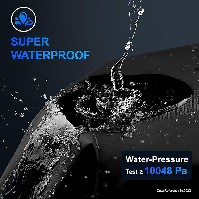 Comnova Charcoal Kettle Grill Cover - 7153 BBQ Cover for Weber 26 Inch Original Kettle Charcoal Grill, 600D Heavy Duty & Waterproof Cover for 26 Inch Weber, Cuisinart and Char-Griller Charcoal Grill