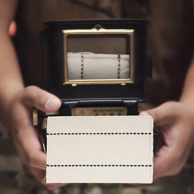 Oil Lamp Wicks for Thous Winds Camping Oil Lantern,2-Pack Cotton Oil Lamp Stove Replacement Wicks Compatible with Oil Lamps and Kerosene Lamps