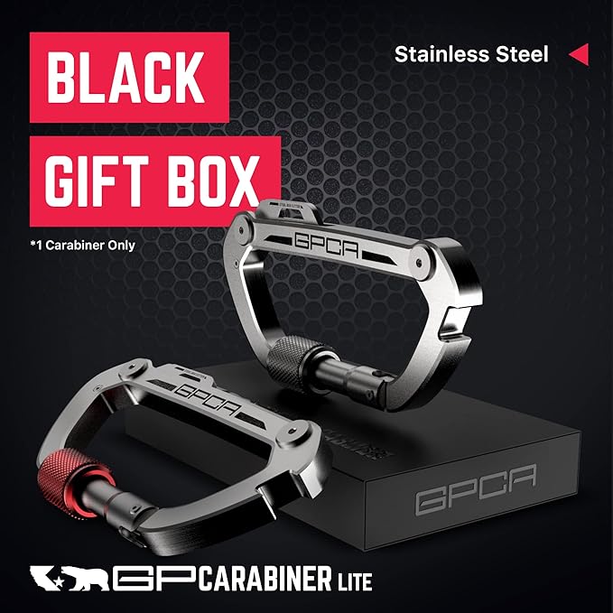 GPCA Carabiner Keychain Clip, Key Organizer, Key Ring, car Key Holder, Multi Tool EDC Gear with Bottle Opener