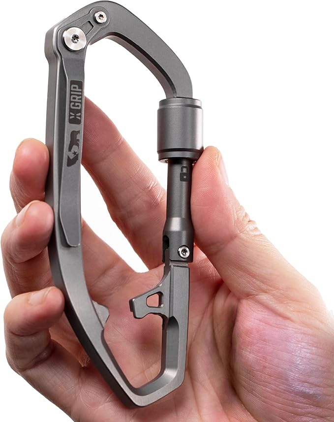 GPCA Carabiner Keychain Clip, Key Organizer, Key Ring, car Key Holder, Multi Tool EDC Gear with Bottle Opener