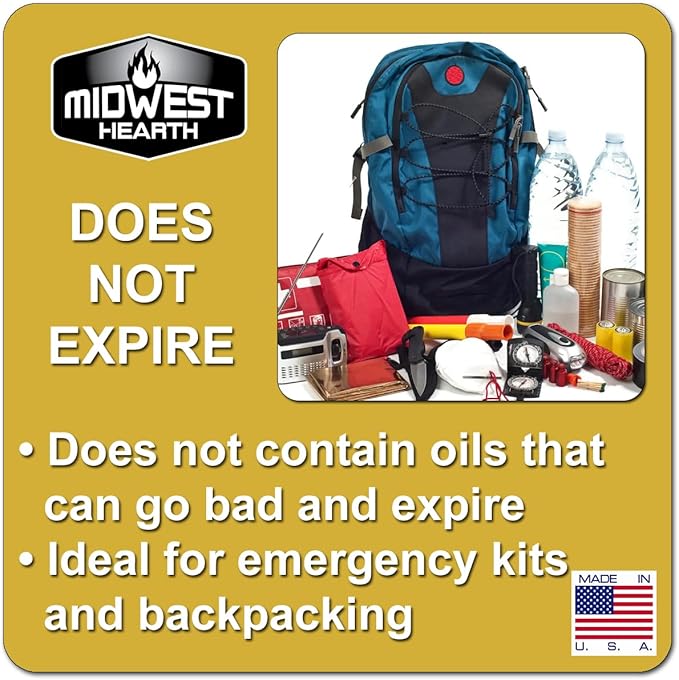 Midwest Hearth Fire Starter Squares Quick-Light (144-count) Made in USA