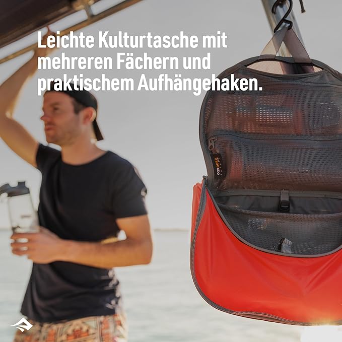 Sea to Summit TravellingLight Hanging Toiletry Bag, Travel Organizer for Men and Women