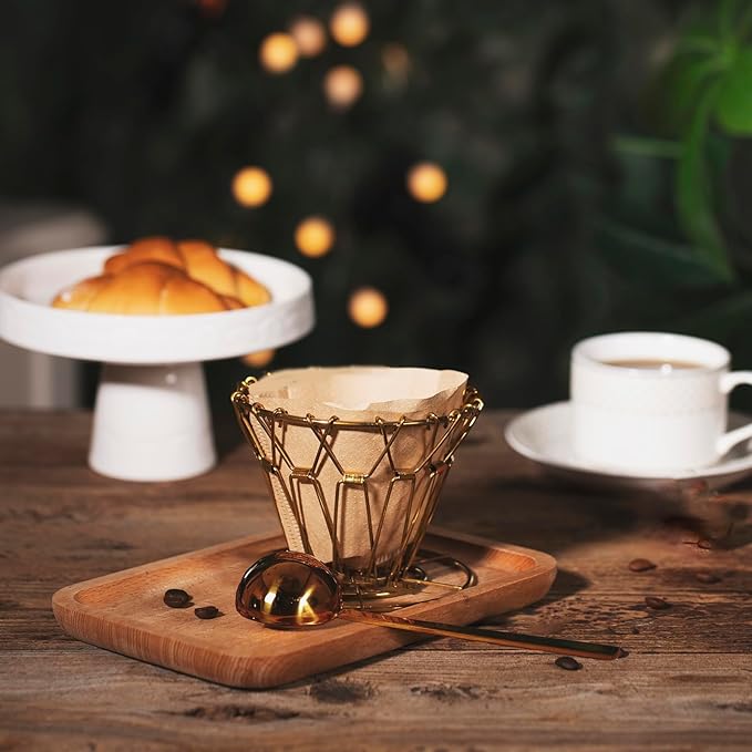 Collapsible Pour Over Coffee Dripper - Metal Coffee Dripper Set For Camping Pour Over Coffee - Pour Over Coffee Dripper & Pour Over Coffee Set, Travel Pour Over Coffee Dripper