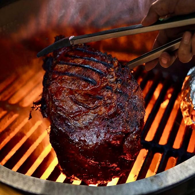 KAMaster XLarge Charcoal Basket Carbon Steel Fire Bowl for XLarge Big Size Green Egg,Heavy Duty Enamel Coated Carbon Steel Charcoal Ash Basket with Handles(Fit for XL)