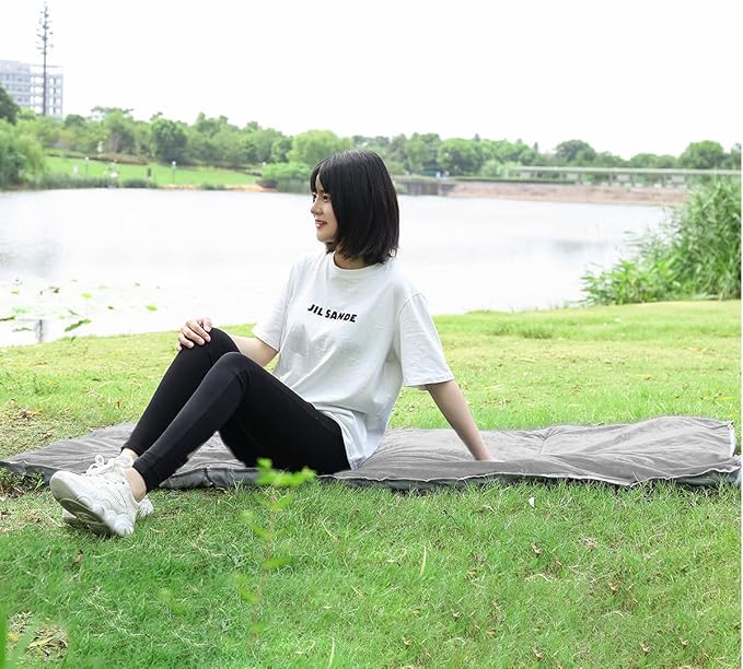 Sleeping Cot Pads (75" x 28") with Elastic Straps Portable for Outdoor & Hiking, Cotton Soft Thick Camping Cot Pad,Waterproof