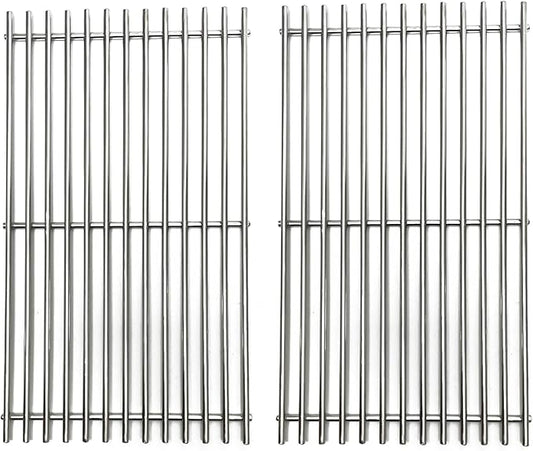 17-1/2" Stainless Steel Cooking Grates Replacement Parts for Weber Spirit 200 Series Spirit E-210 S-215 S-210 E-220 S-220 Gas Grill Grids 7637 67022