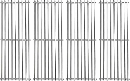 S024 Stainless Steel Grates for Broil King Baron 320, 340, 420, 440, 490 Huntington 2122-64 2122-67 6020-54 6020-57 6020-64 Broil-Mate 7020-54 7020-64 7120-64 Sterling Gas Grill 17-3/8"