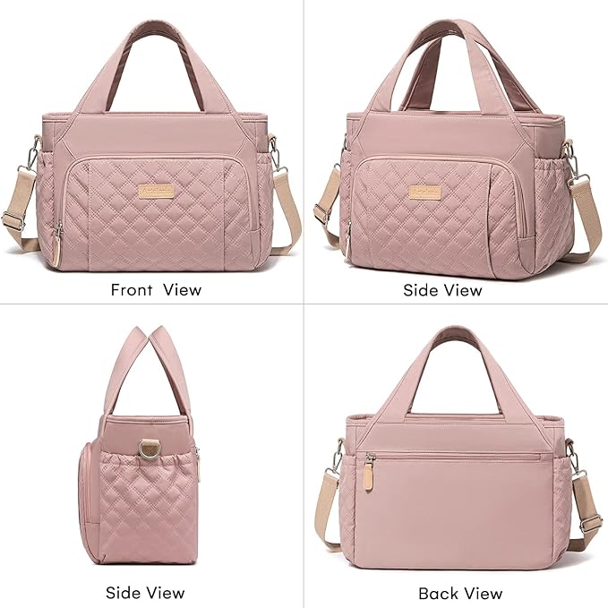 Artelaris Lunch Bag for Women,Insulated Lunch Bag for Work, Large Leakproof Cooler Purse with Side Pockets & Removable Shoulder Strap Women's for Beach Cute Lunch Bags