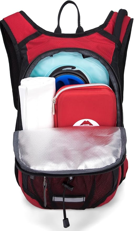 Hydration Pack Backpack with 3L Water Bladder for Men & Women, Hiking Daypack with Thermal Insulation | Running, Cycling, Camping, Skiing, Outdoor Activities