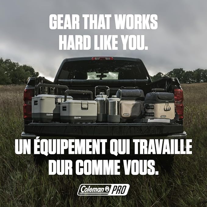 Coleman Pro Heavy-Duty Insulated 9-Quart Hard Cooler Lunchbox Durable Portable Cooler for Rugged Outdoor & Jobsite Use Anchor Points for Secure Transportation