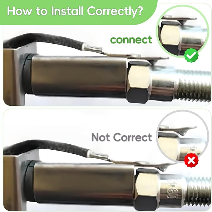 SafBbcue Glow Plug for Weber SmokeFire EX4/EX6/EPX6 Wood Pellet Grills with 4pcs 250V Grill Fuses for Weber Wood Pellet Grills,Replacement Glow Plug for Weber 7009,an Element to Ignite Wood Pellets