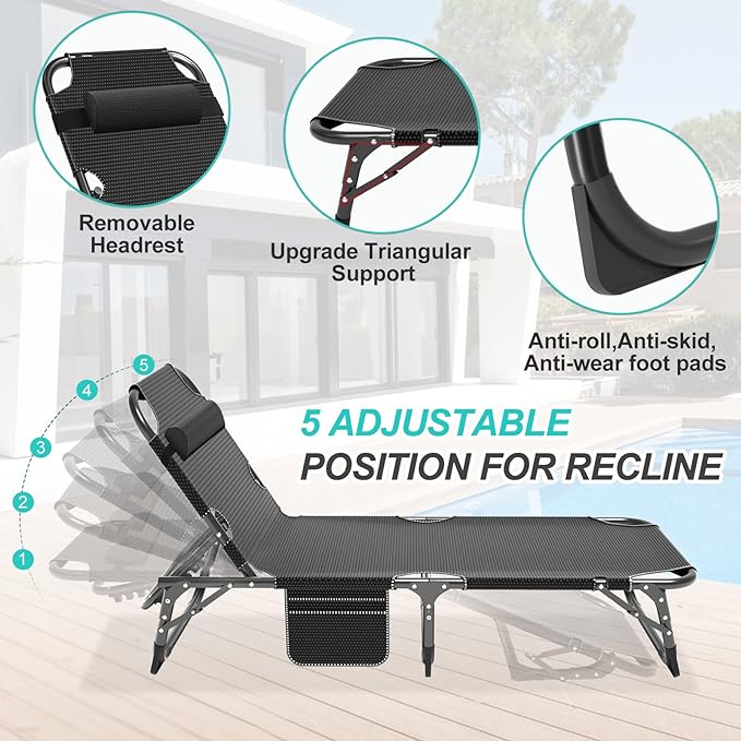 ABORON Folding Camping Cot for Adults, Heavy Duty 3-in-1 Bed for Guest Sleeping, Adjustable Double-Layer 1200D with Mattress & Carrying Bag for Home, Office, Vacation, Hospital Use