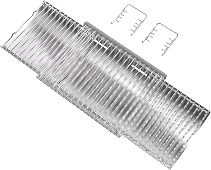 23-34 Inch Adjustable Ash Pan Replacement Parts for Royal Gourmet CC1830 Charcoal Grills,Replacement Parts for Chargriller E1224 2828 1224 1324 2121 2123,Fits for Charbroil 17302056 12301714