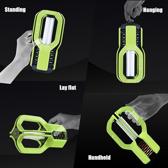 Rechargeable LED Camping Lantern - Free-Grip Design,4 Modes,IP65 Waterproof,3000K Warm Glow, Lightweight Portable Outdoor Light,Emergency Tent Light for Hiking,Backpacking & Home Use