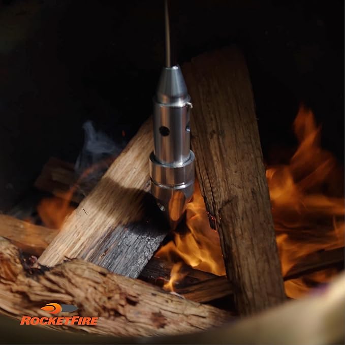 Fire Starter Torch | Perfect Propane Torch Head, Grill Gun, Charcoal Torch | Compatible with Bernzomatic Propane & MAP/PRO Fuels | Stainless Steel Tri-Flame Tip | Fuel NOT Included | Green