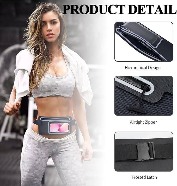 Dry Bags Waterproof Fanny Pack Women for Swimming Kayaking Men Running Belt Bag Kids Waist Bag,Slim Waist Pack Fit Sea Beach Boating Rafting Water Sport Travel Hiking Camping Cell Phone Pouch