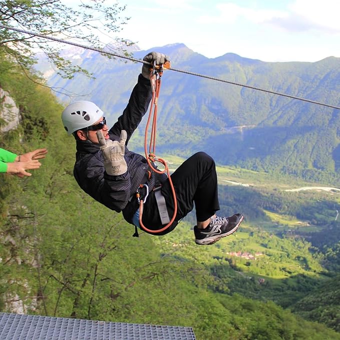 Braided Polyester Arborist Rigging Rope (3/8 inch x 150 feet), High Strength Arborist Rigging Rope for Outdoor Rock Climbing, Mountain Climbing, Hiking, etc