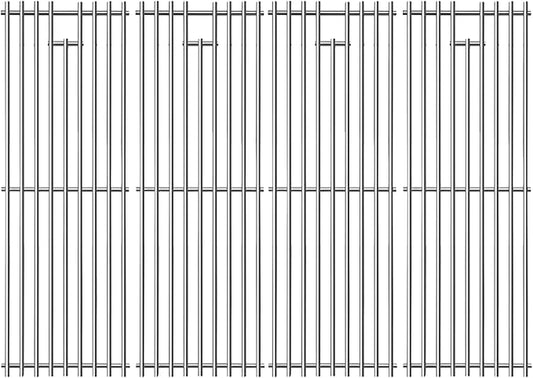 19-3/4" Stainless Steel 4 Cooking Grates Replacement Parts for Chargriller 2121, 2123, 2222, 2828, 3001, 3008, 3030, 3072, 3232, 3725, 4000, 4001, 4008, 4208, 5050, 5252 King Griller 3008, 5252 Grill
