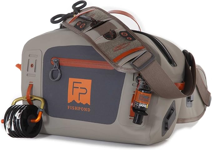 fishpond Thunderhead Submersible Lumbar Pack | Fishing Bag | Waterproof Waist Pack | Fly Fishing Fanny Pack - Eco Shale