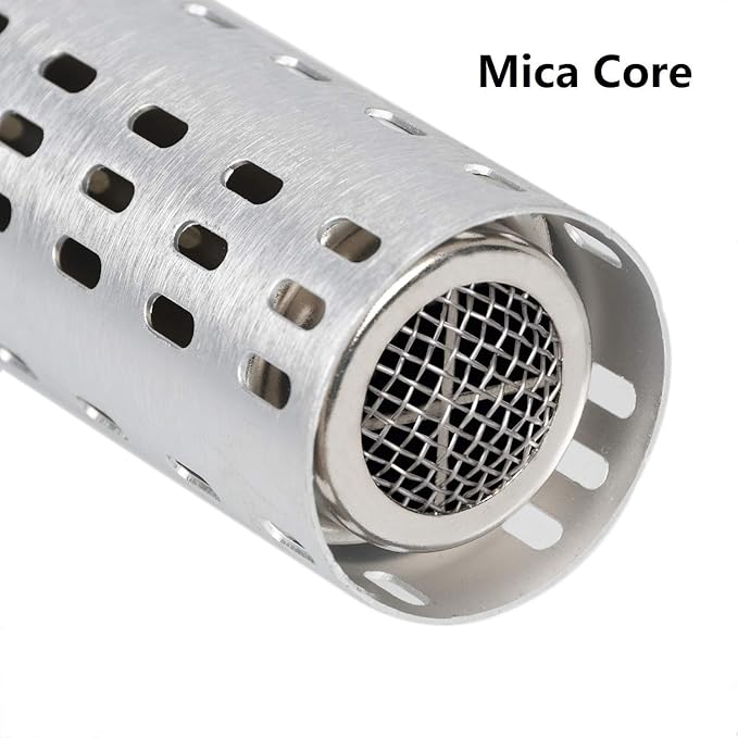 GasSaf Electric Charcoal Fire Starter for Big Green Egg Lighter, Electric Fire Starter for Green Egg BBQ Smoker, Charcoal Lighter for BGE Grills, Firepits and Fireplace, Built-in Blower (Mica Core)