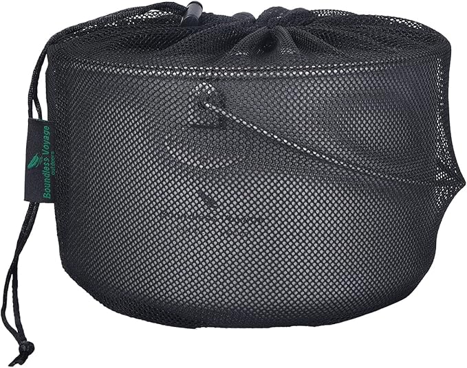 5pcs Nylon Mesh Bag Travel Stuff Sack Sports Equipment Bag BVP04