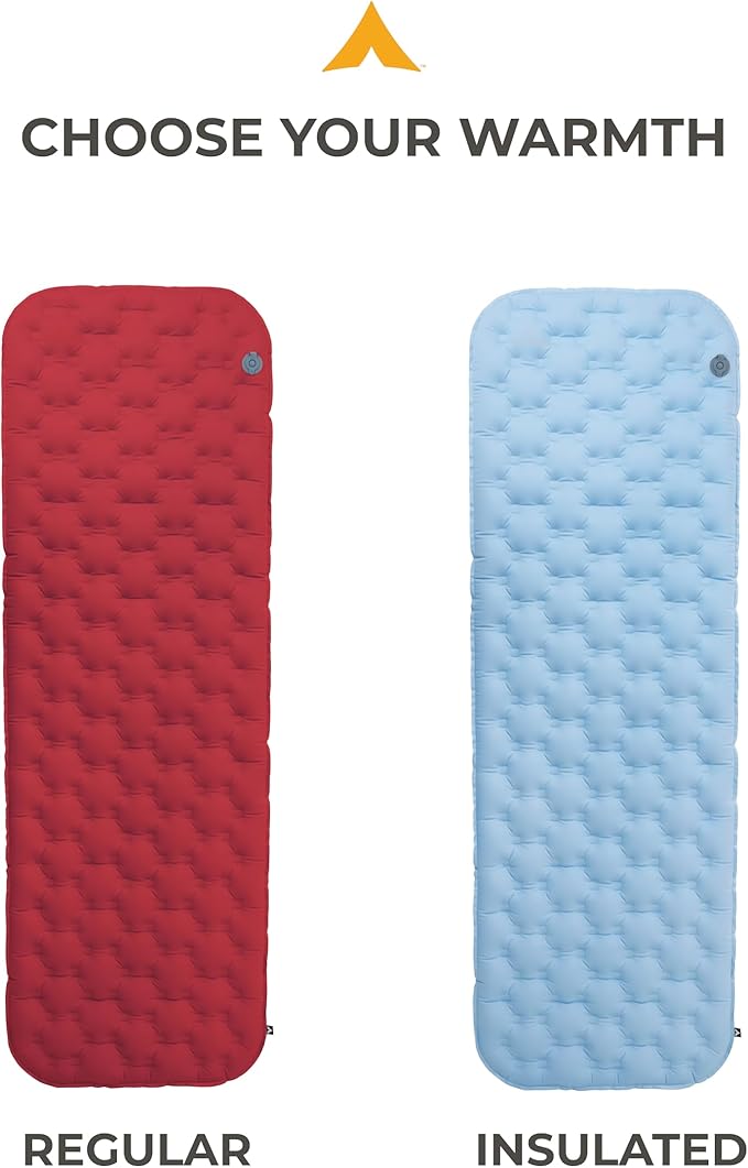 Teton Self Inflating Sleeping Pad, Inflatable Camping Sleeping Pads, Compact Mat for Camping, Backpacking, and Hiking.