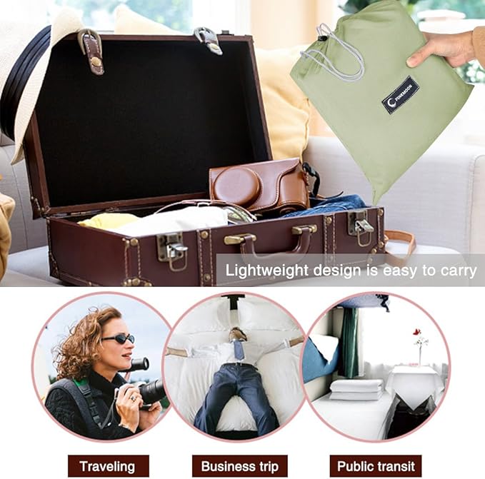 Sleeping Bag Liners Lightweight Travel Camping Sheet Sleep Bag Liner Adults Lightweight Warm Weather Hotel Compact Portable Sleeping Sack Indoor Outdoor Hostels Traveling Backpacking Hiking Blankets