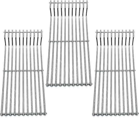 S503 Stainless Steel Cooking Grates Replacement Parts for Broilmaster D3 G-3 G-3 EXPL G-3 EXPN G-3 TXPL G-3 TXPN P3 S3 U3 for Thermos 56036T Grids Gas Grill 16-13/16"