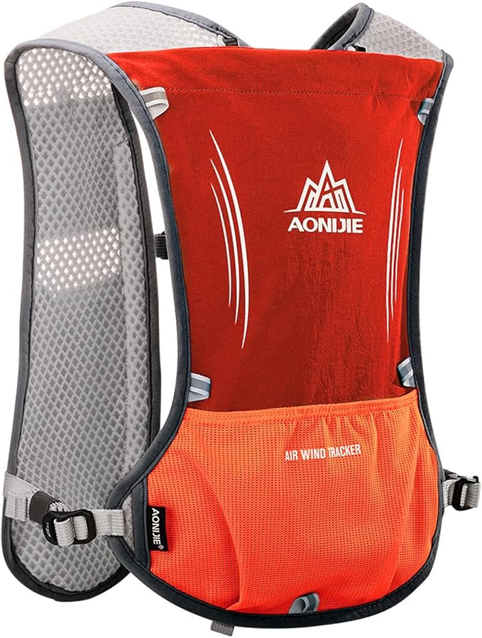 AONIJIE Hydration Backpack Running Vest, 5L Capacity, Multi-Pocket Design, Breathable and Lightweight, Pack for Outdoor Sports - Running, Cycling, Climbing and Hiking
