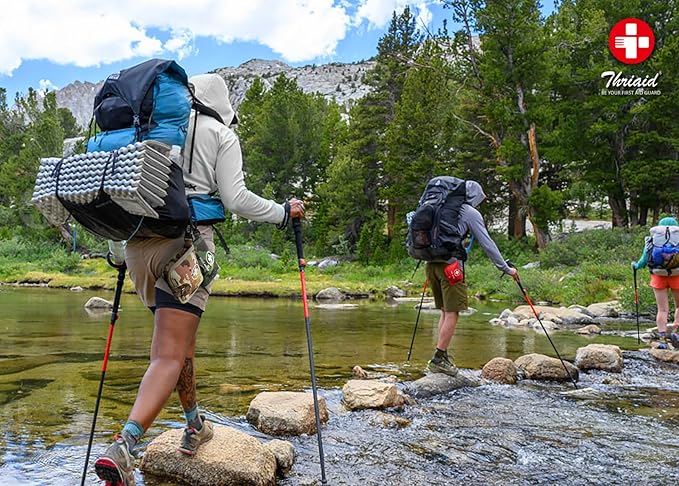 Small First Aid Kit, 100 Pieces Water-Resistant Well Organzied Pouch with Rotatable Buckle - Ideal for Outdoor, Travel, Biking, Camping, Hiking, Car (Desert Camo)