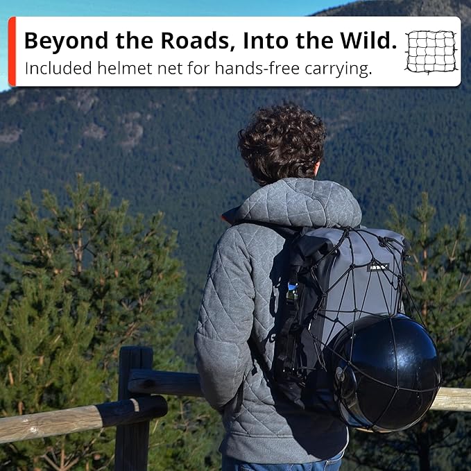 KRONOX 30L Waterproof Backpack for Men – IPX7 Submersible Dry Bag with Laptop Sleeve, Lightweight & Durable for Travel