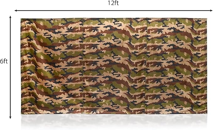 WallUp ODAC-WU5000-04 Instant Outdoor Privacy Screen - Camouflage