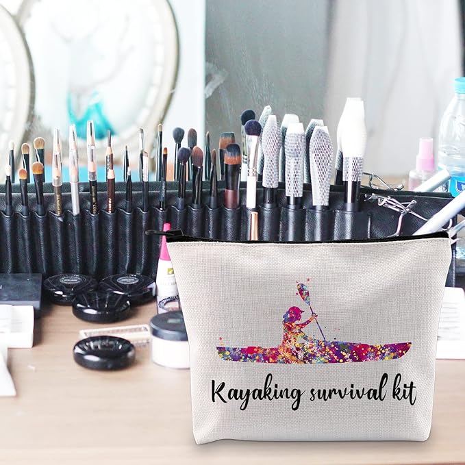 POFULL River and Lake Kayak Lover Gift Kayaking Survival Kit Gift For Kayaker (Kayaking survival kit bag)