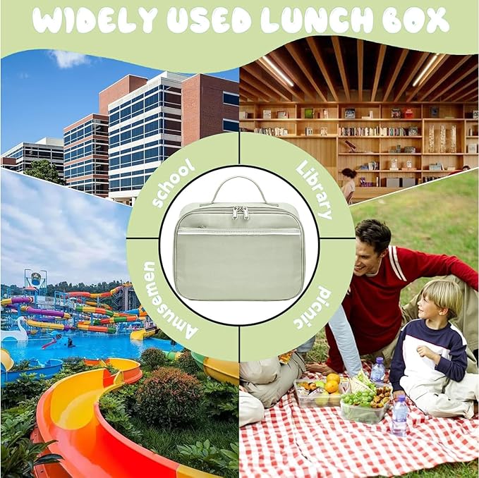 CAMTOP Lunch Box Kids Insulated Lunch Bag Small Cooler Thermal Meal Thermal lunchbox for Girls Boys School Picnics