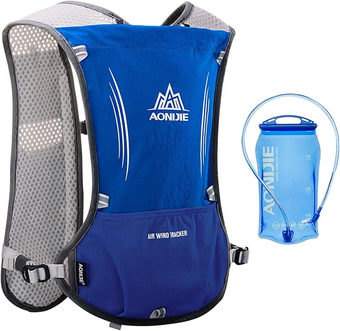 AONIJIE Hydration Backpack Running Vest, 5L Capacity, Multi-Pocket Design, Breathable and Lightweight, Pack for Outdoor Sports - Running, Cycling, Climbing and Hiking