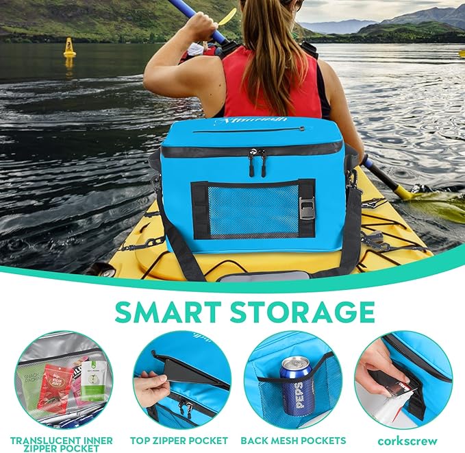 Paddle Board Cooler Bag for Paddleboarding, Kayaking - Secure, Spacious and Functional for Outdoor Water Adventures