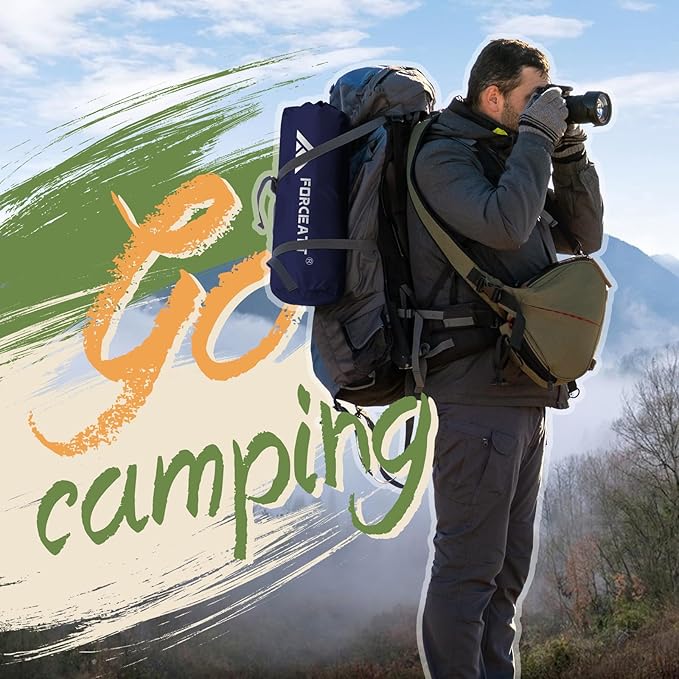 Forceatt Tent for 1-2 Person PU3000mm Water Resistance Camping Tent Lightweight Tent with Vestibule Suitable for Camping Hiking Scout Easy Setup