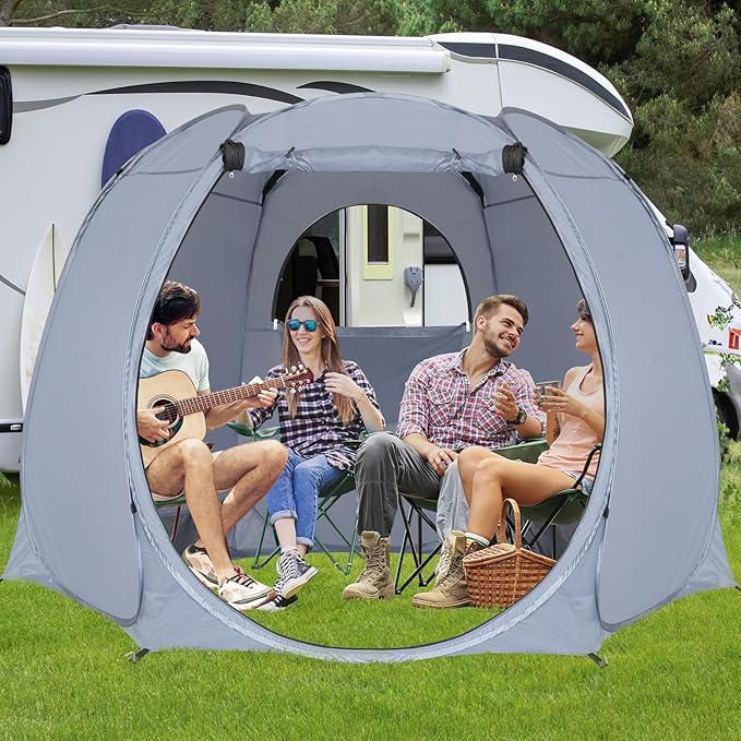 Alvantor Multi-Functional Outdoor Pop-Up Sun Shelter Camping Tent Privacy Tent for Beach, UV Protection Changing Room Lightweight Screen Room House for 4 People