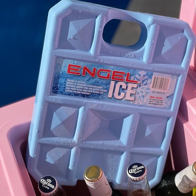 ENGEL 32°F Cooler & 5°F Freezer Packs - Made in The USA - Ice Packs for Boating, Fishing, Camping & Food Storage. The Perfect Non-Toxic Safe Replacement for Regular Ice or Dry Ice.