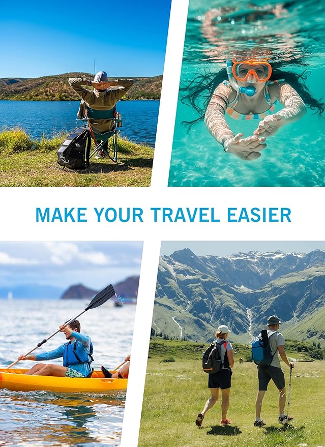 Waterproof Storage Case, Outdoor Sports Survival Equipment Sealed Box Dustproof Pressure Proof Dry Boxes for EDC Tools, Phone, Keys(Clear)