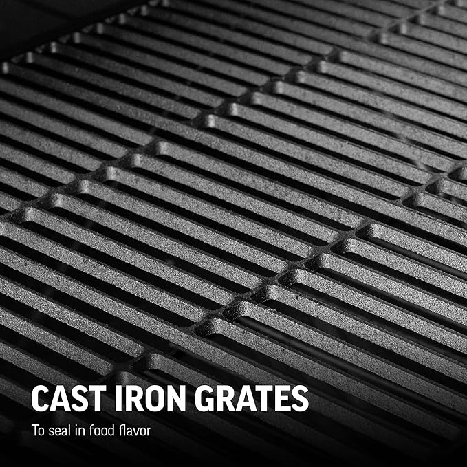 Char-Griller® Portable Charcoal Grill and Side Fire Box Attachment for Texas-Style Offset Smoking Methods with 250 Cooking Square Inches in Black, Model E82424