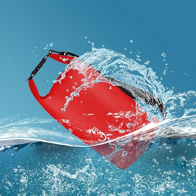 OMGear Waterproof Dry Bag Backpack Phone Pouch 40L/30L/20L/10L/5L Floating Dry Sack for Kayaking Boating Outdoors Activities