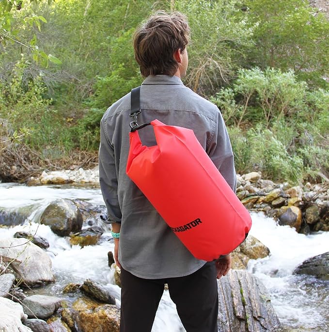 Waterproof Dry Bags 100% Water Proof Dry Bag with Detachable Shoulder Strap | Can Be Submersed in Water and Will Keep Your Gear Dry on the River, Lake, Raft, Kayak (10L, 20L, 30L, 50L)