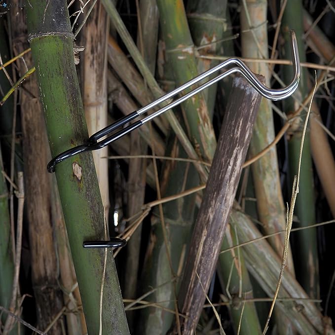 NACETURE Lantern Stand Hook Camping Light Pole – Heavy Duty Camping Lantern Stand Tent Camping Accessories, Tent Pole Hook Lantern Holder Hanger Clips for Camping Light Hooks, Grill, Hiking