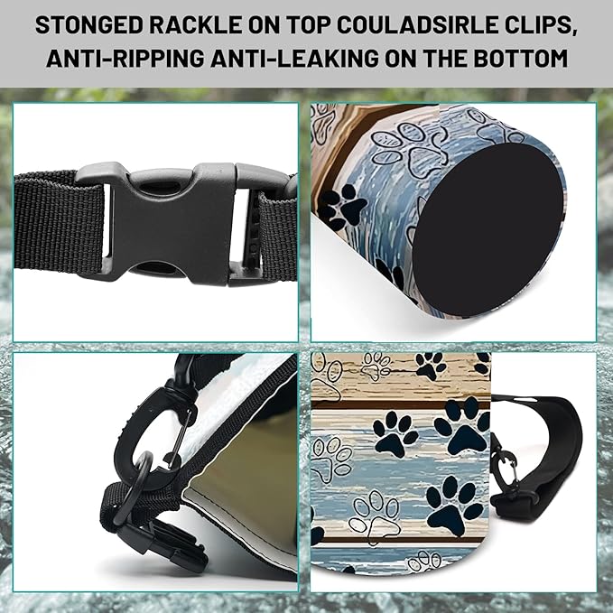 Waterproof Dry Bag,Roll Top Retro Rustic Barn Wood Waterproof Backpack 5L/10L/20L Floating and Lightweight Bags for Kayaking, Boating, Fishing, Swimming and Camping