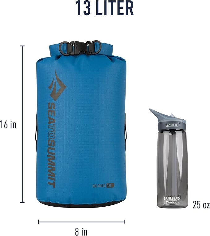 Sea to Summit Big River Dry Bag, Ultra-Durable Roll-Top Dry Storage
